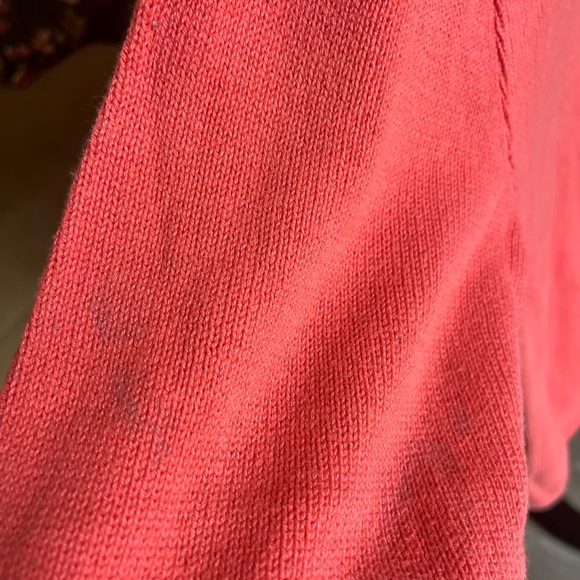 100% Cotton Vintage Pierre Cardin Coral sweater. - Picture 8 of 9